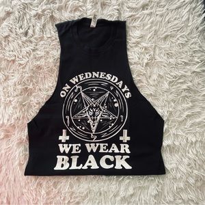 Mean girl American horror story diy muscle tee